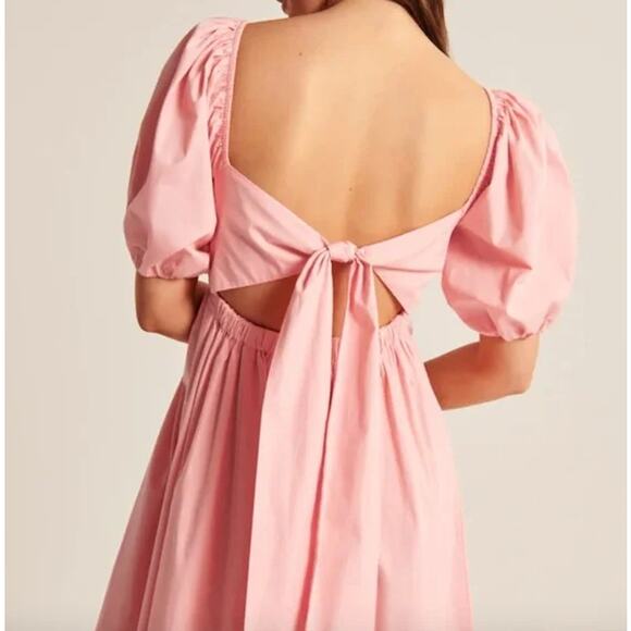 Abercrombie & Fitch Pink Midi Dress - Picture 13 of 14